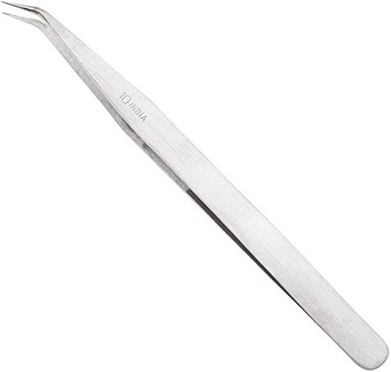 The Beadsmith Bead and Pearl Knotting Tweezer – Bent Fine Tips – Made of Stainless Steel – Precision Tool for Crafting and Jewelry Making